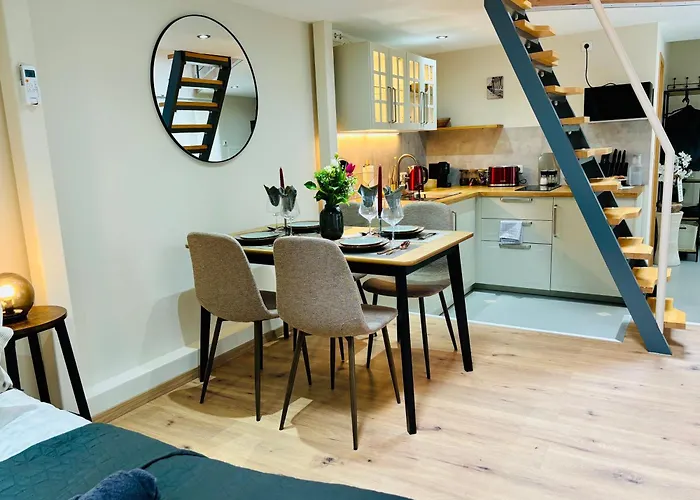 Moondayhomes - Toplocation I 4persons I Gallery Maisonette Boutique Pera Apartament Frankfurt nad Menem