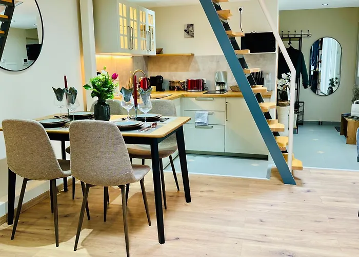 Moondayhomes - Toplocation I 4persons I Gallery Maisonette Boutique Pera * Frankfurt am Main